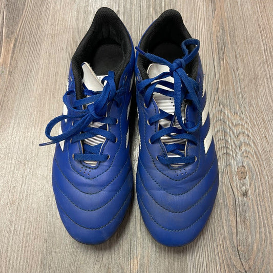 Blue Adidas Soccer Cleats, 4.5Y