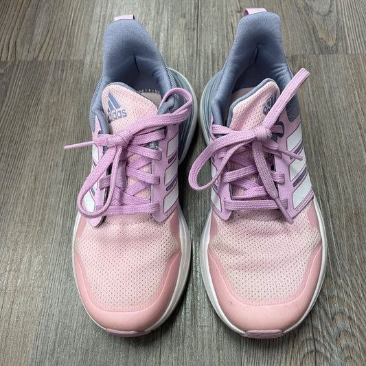 Pink Adidas Lace Up Shoes, 12.5Y