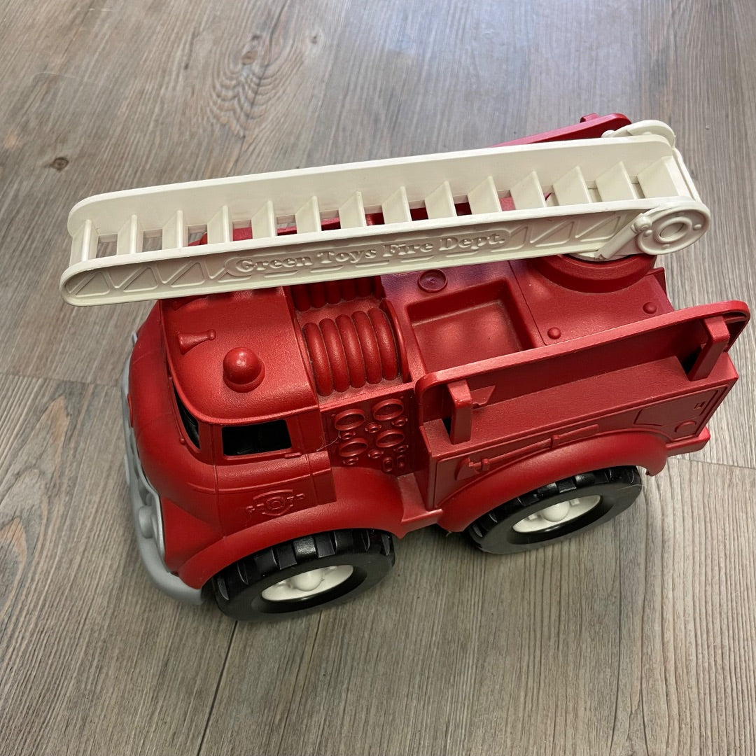 Red Green Toys Fire truck, 10 inch