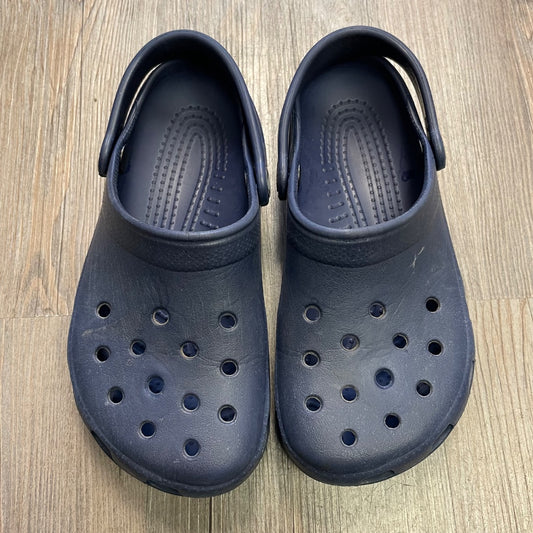Navy Crocs Clog Sandals, 2Y