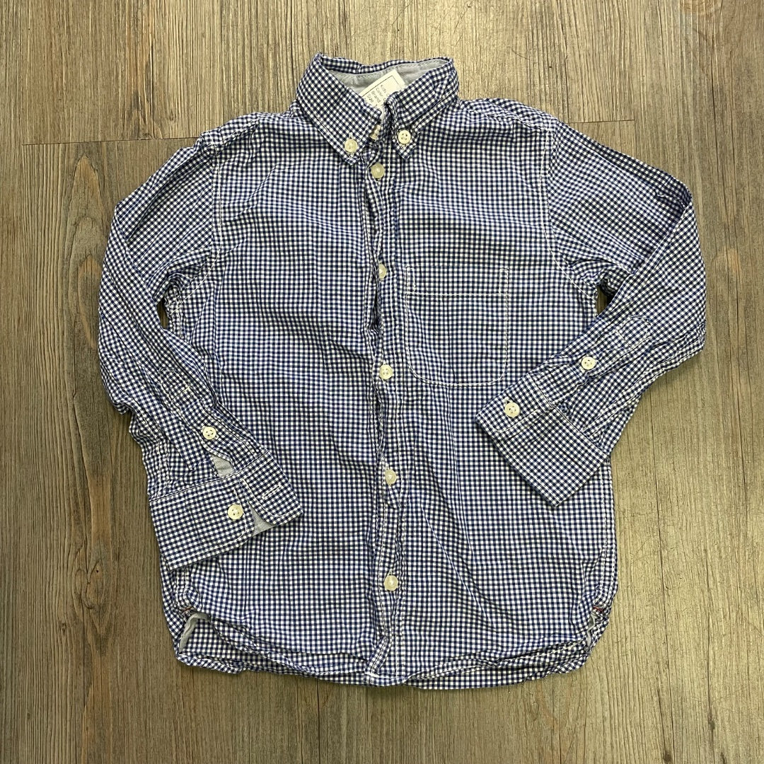 Checkered H&M LS Shirt, 3-4Y