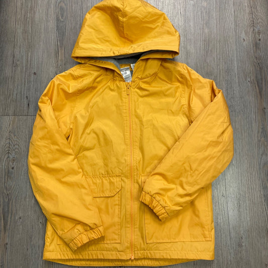 Yellow Carters Fleecelined Rain jacket, 10Y