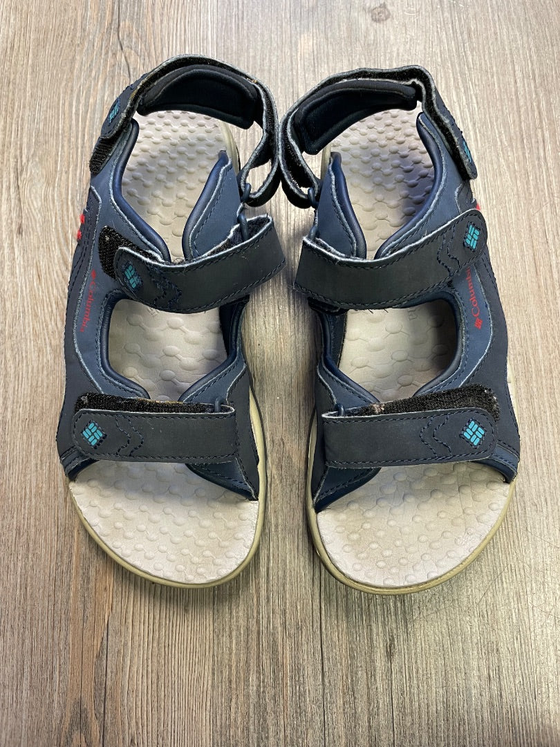 Navy Columbia Velcro Sandal, 5Y