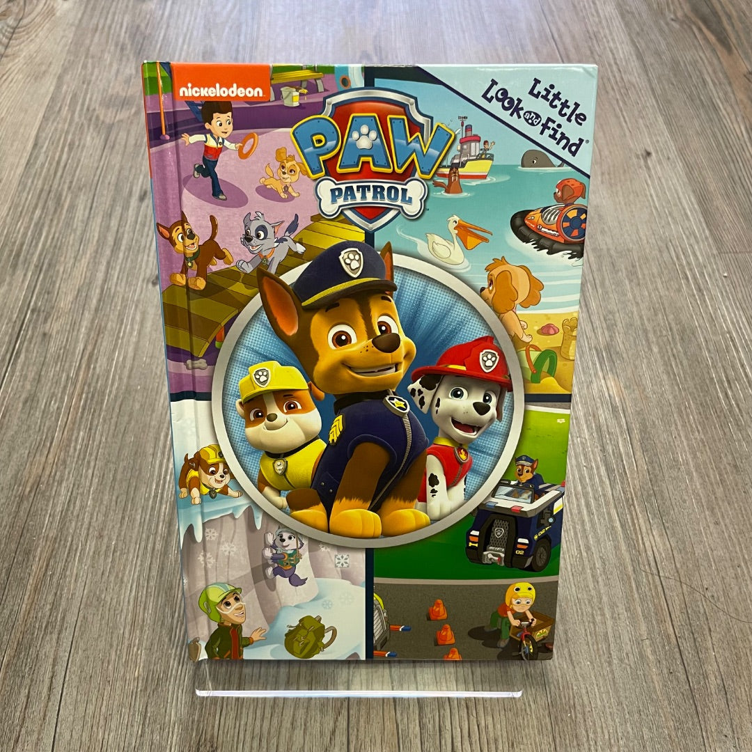 Multi Colour  Paw Patrol Little Look And Find, Hardcover