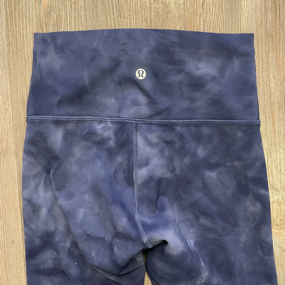 Navy Lululemon Wunder Train Legging, 4 Womens