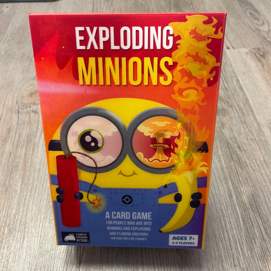 Multi Colour  NEW Exploding Minions Card Game, 7Y+