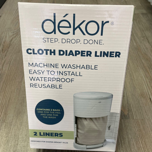 Grey Dekor Cloth Diaper Liner