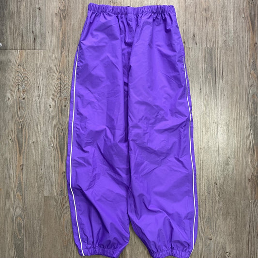 Purple Splashy Rain Pants, 9-10Y