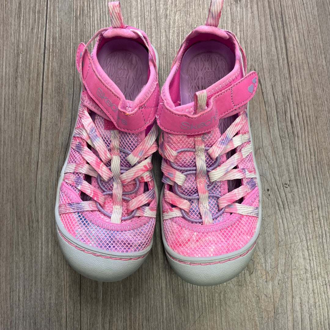Pink Skechers Sandals, 1Y