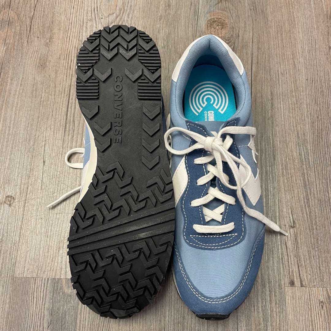 Blue Converse Lace Up Omega Trainer Shoes, 10.5 Women 9Men