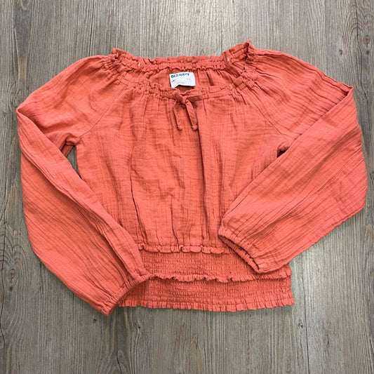 Rust Old Navy LS  Shirt, 14-16Y