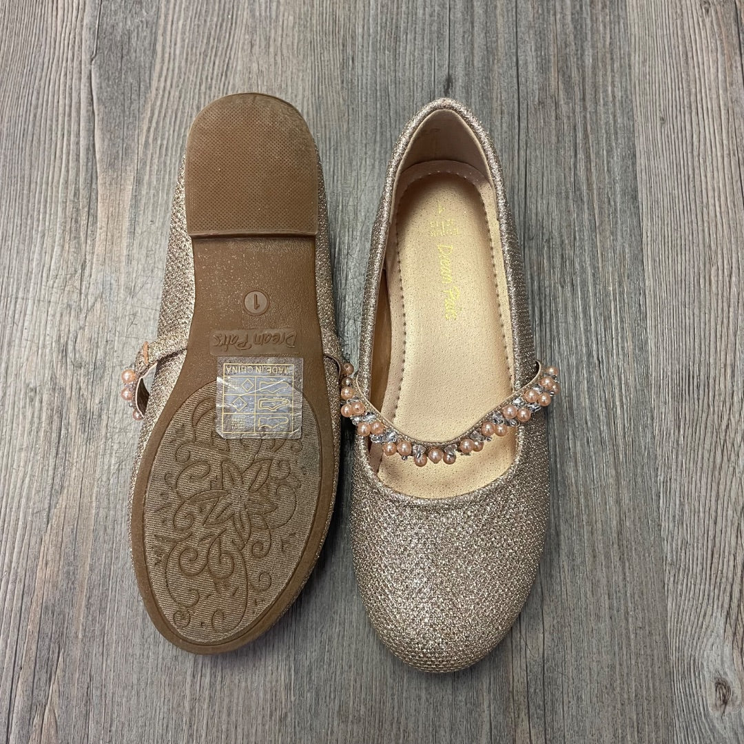Rosegold Dream Pairs Flat Shoes, 1Y