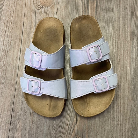 Lavender Joe Fresh Double Buckle Sandals, 13Y