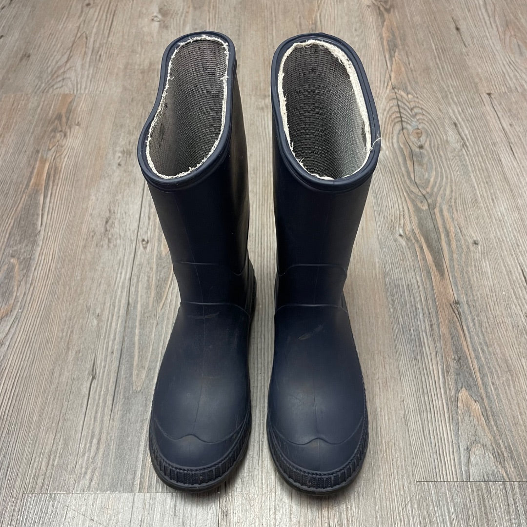 Navy Kamik Rain Boots, 13Y