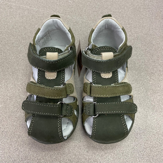 Khaki Beige Fitoes NEW Sandals, 3T