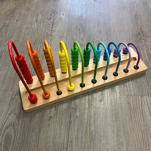 Multi Colour M&D Add And Subtract Abacus, Pre-owned