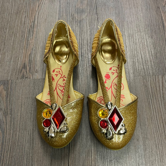 Glitter Yellow Disney Belle Princess Shoes, 13-1Y