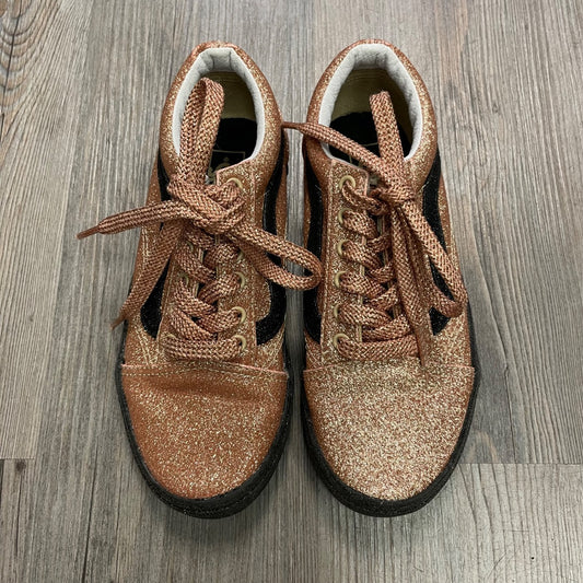 Rosegold Vans Lace Up Sneaker, 3Y