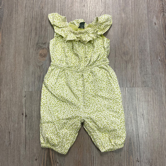 Sage Gap Romper, 3-6M