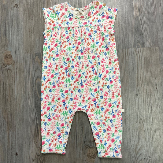 Tropical Garden Wilson & Frenchy Organic Crinkle Jumpsuit, 0-3M