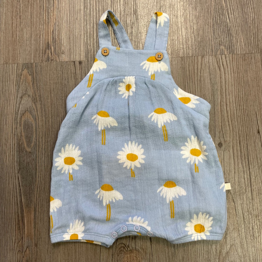 Daisy Floral Wilson & Frenchy Organic Crinkle Bodysuit, 0-3M