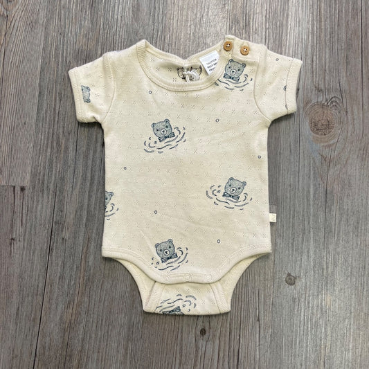Little Bear Wilson & Frenchy Organic Bodysuit, 0-3M