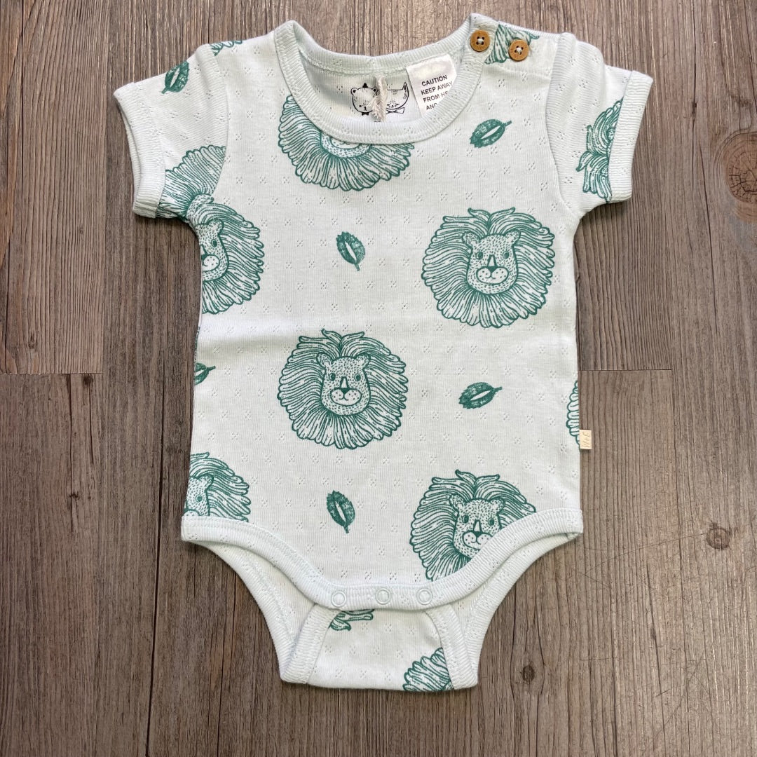 Little Lion Wilson & Frenchy Organic Body Suit, 0-3M