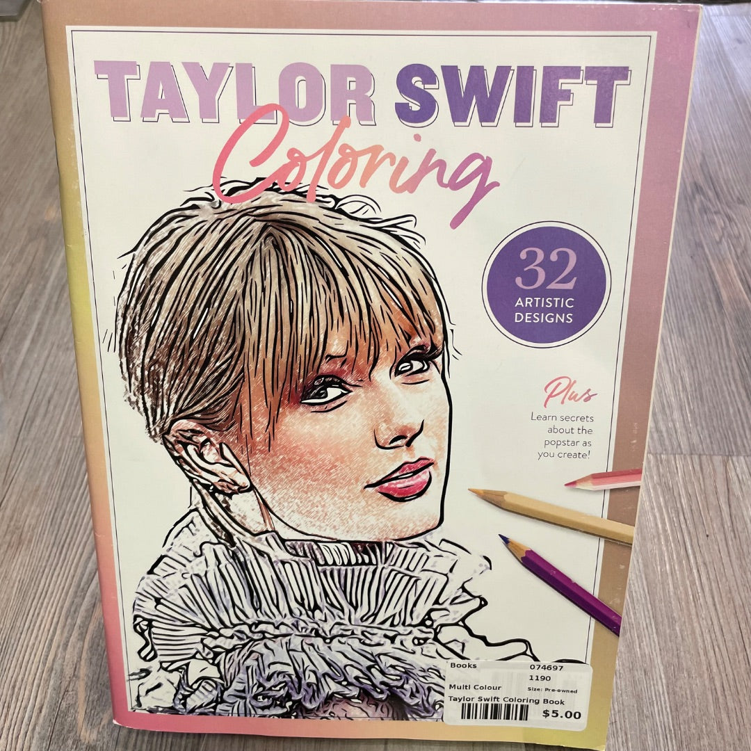 Multi Colour  Taylor Swift Coloring Book, Pre-owned