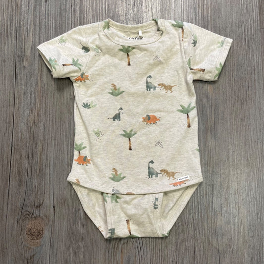 Dino Print Minymo Bodysuit, 3M