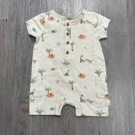 Dino Print Minymo Bodysuit Side Pocket, 3M