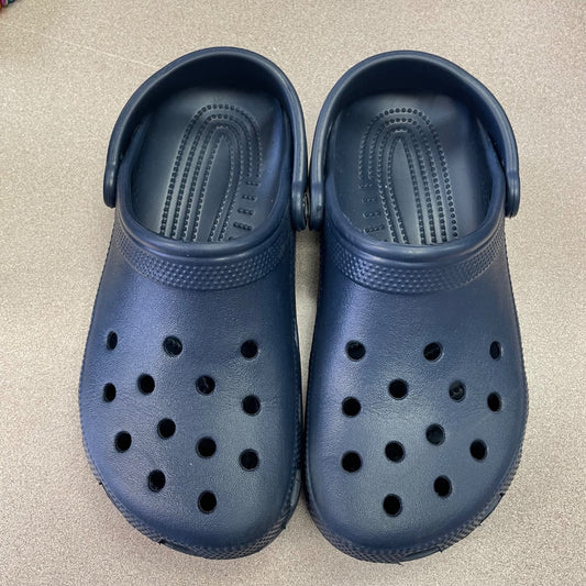 Navy Crocs Sandals Clog, 5-7Y