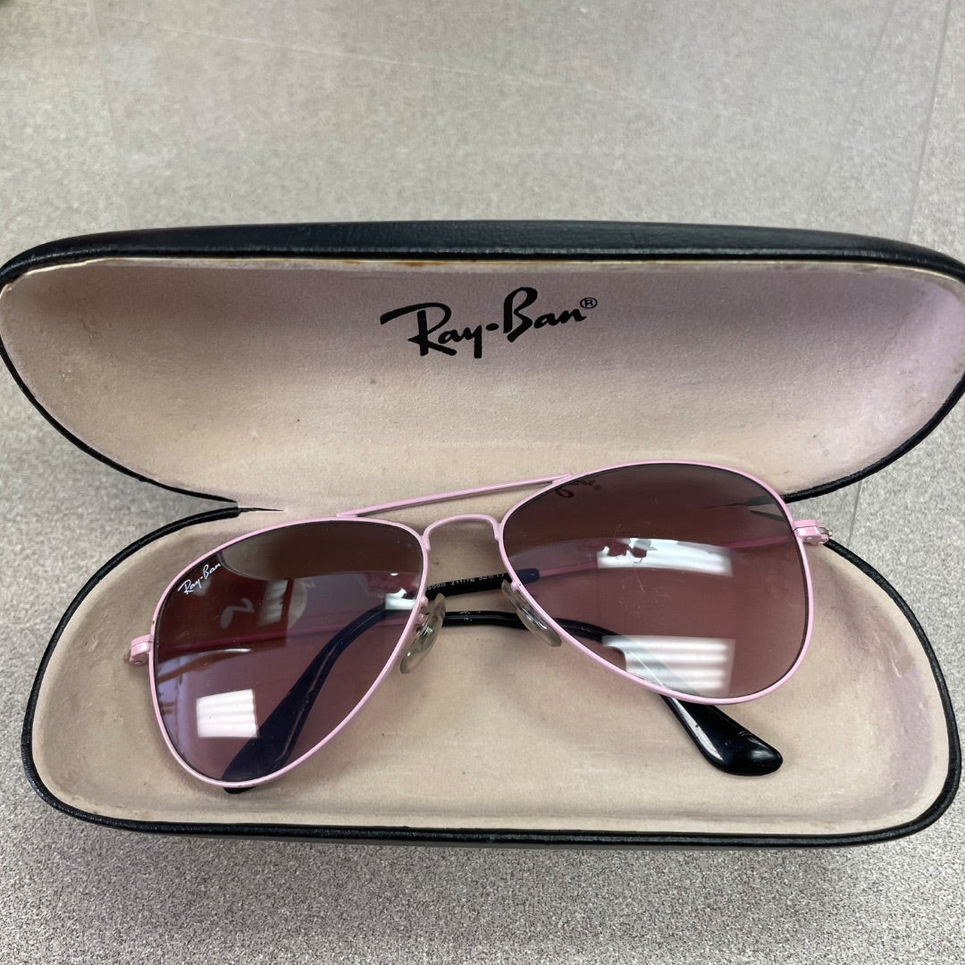 Pink RayBan Wired Sunglasses, As Is