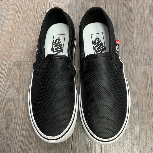 Black Vans Slip On Shoes, 6Y