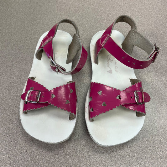 Pink Salt Water Sandals, 10T