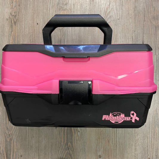 Pink Black  Tray Classic Tackle Box Flambeau2, Pre-owned