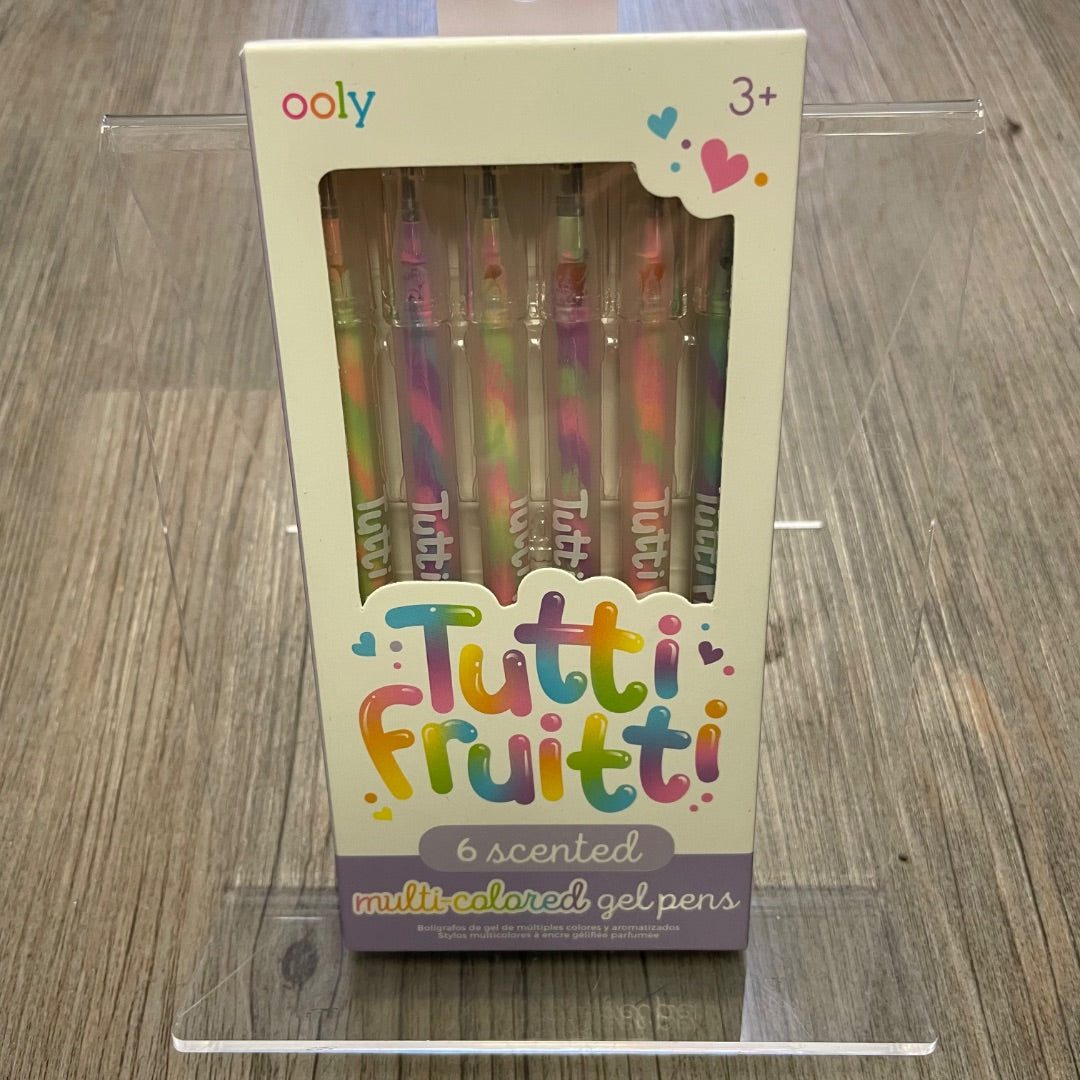 Multi Colour ooly Tutti Fruitti Scented Gel Pens, 3Y+