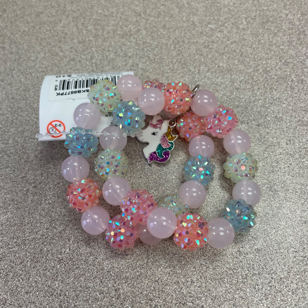 Multi Colour Joe Fresh NEW Kids Unicorn Bracelets, 3Y+