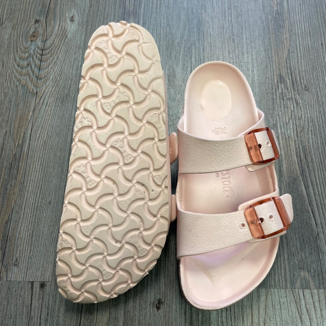 Light Pink Birkenstock Slides Two Buckles, 36/ 5-5.5Women