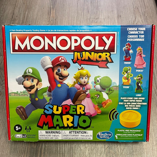 Multi Colour  Monopoly Junior game, Pre-owned