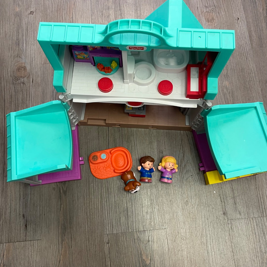 Multi Colour Fisher Price Little People Big Helper Home, Pre-owned