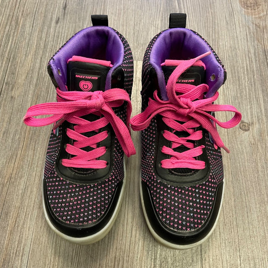 Multi Colour Skechers Lace Up Shoes, 12Y
