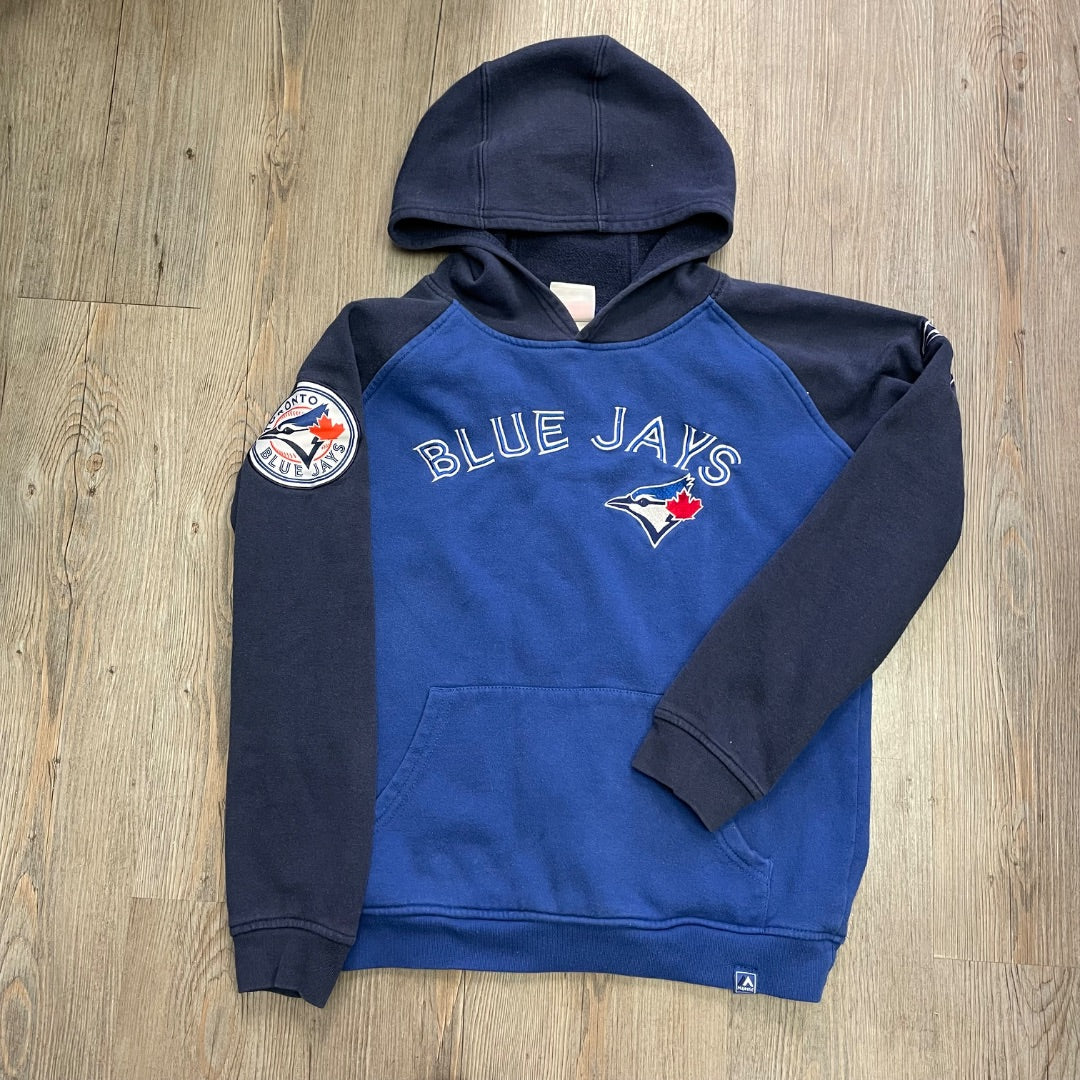 Blue Majestic Blue Jays Hoodie, 14-16Y