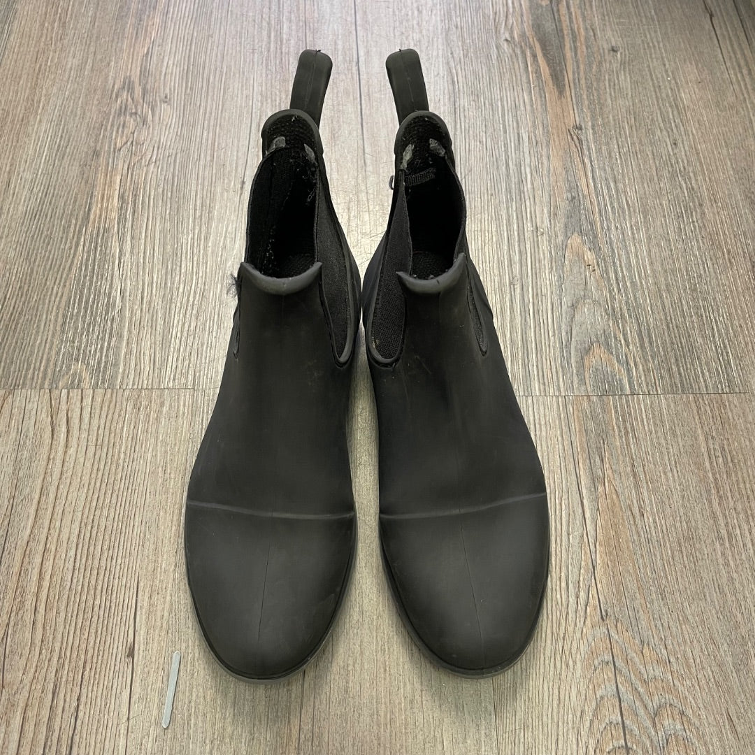 Black Fouganza Horse Riding Rubber Boots, 2Y