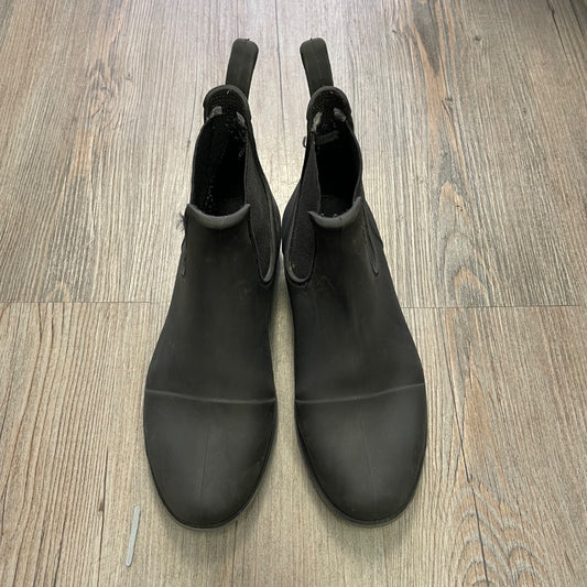 Black Fouganza Horse Riding Rubber Boots, 2Y