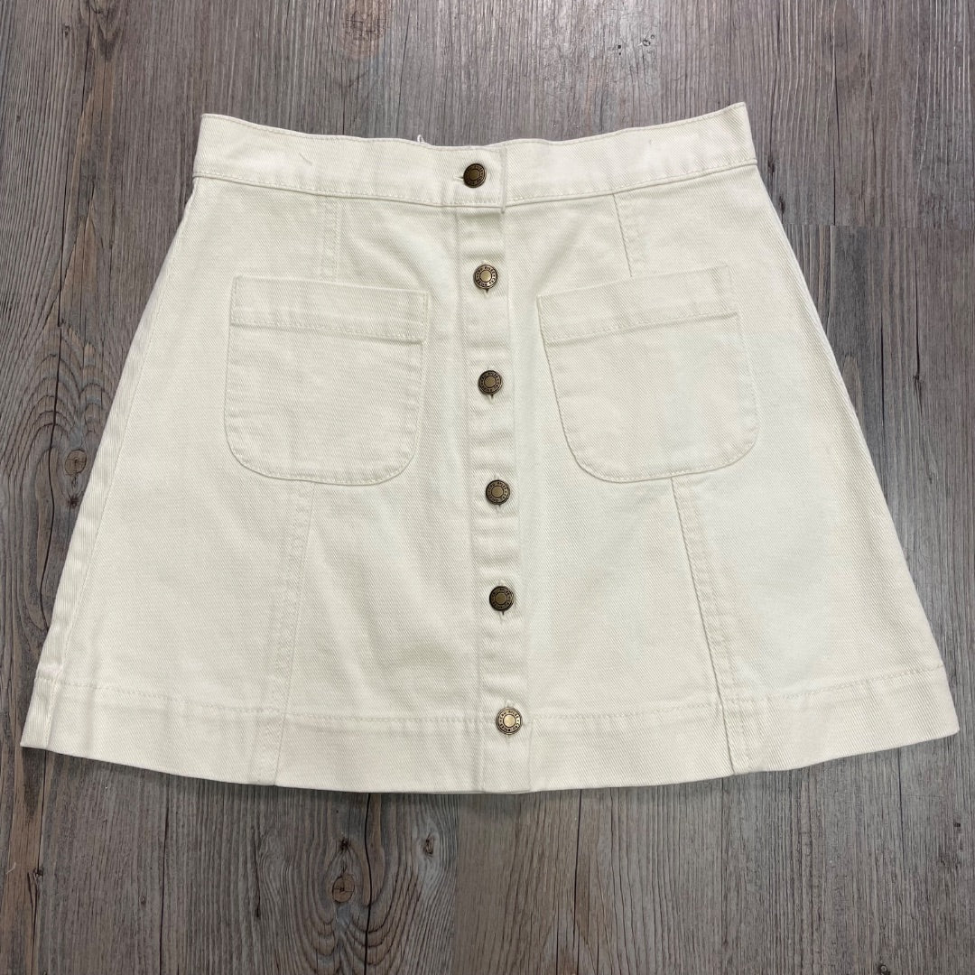 Natural Rylee + Cru Denver Mini Skirt, Small