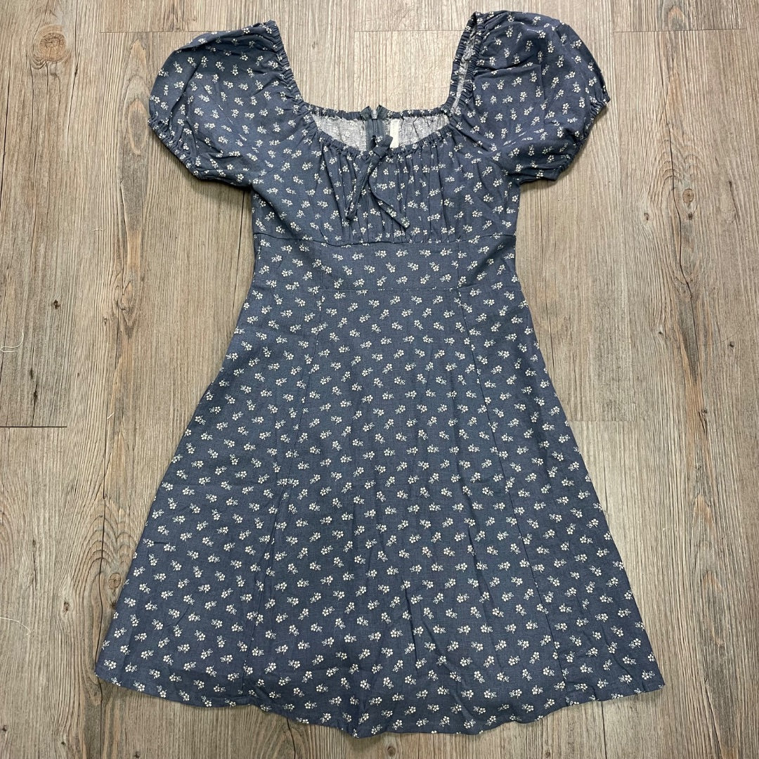 Ditsy-Teen Rylee + Cru Ivy Dress, 12Y