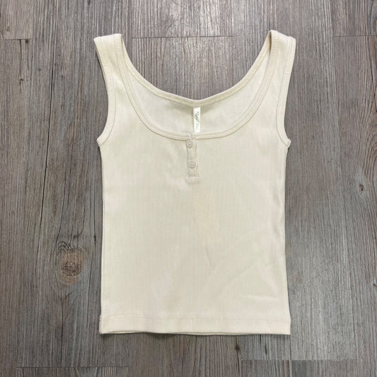 Natural Teen Rylee + Cru Ribbed Tank, 12Y