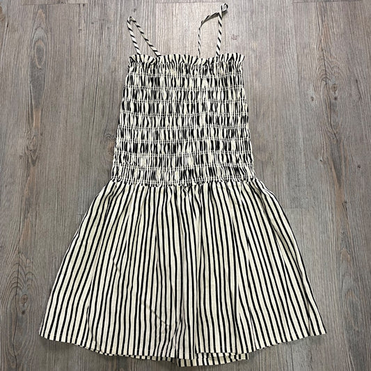 Wavy Stripe Rylee + Cru Daria Mini Dress, 12Y