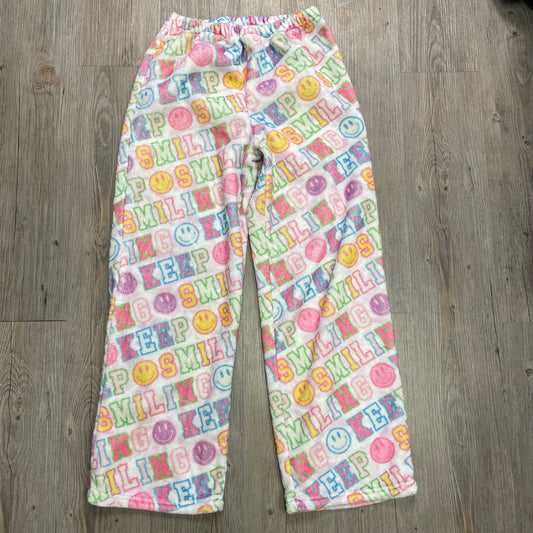 Emojie Print  Fleecelined Pj Bottom, 14-16Y