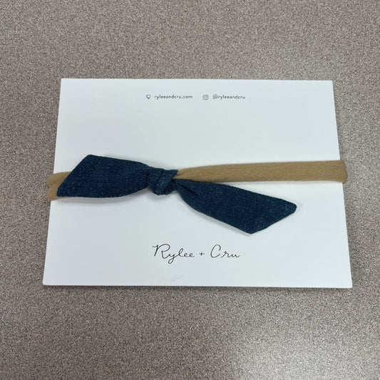 Navy Quincy Mae Little Knot Headband, One Size